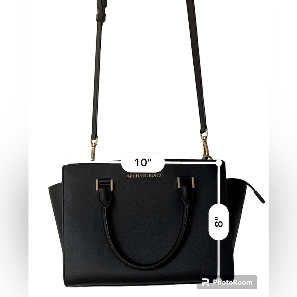 MICHAEL KORS Selma Medium Saffiano Leather Cossbody Bag EXCELLENT CONDITION - Picture 13 of 15